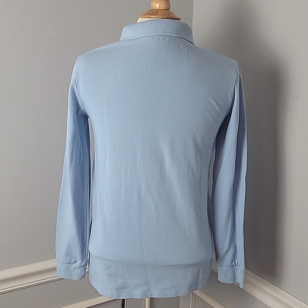 OLD NAVY‎ NeW Bundle of 3 Boy's Light Blue Long Sleeve School Uniform Polo Shirt